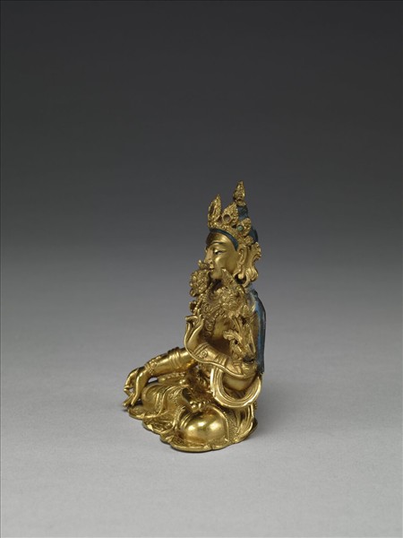 銅鎏金觀世音菩薩像