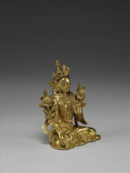 銅鎏金觀世音菩薩像