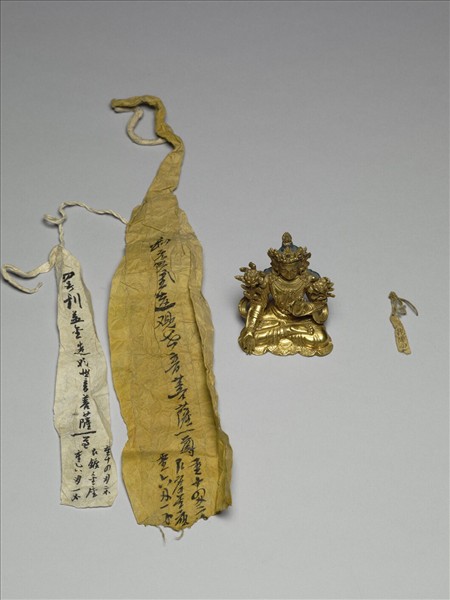 銅鎏金觀世音菩薩像