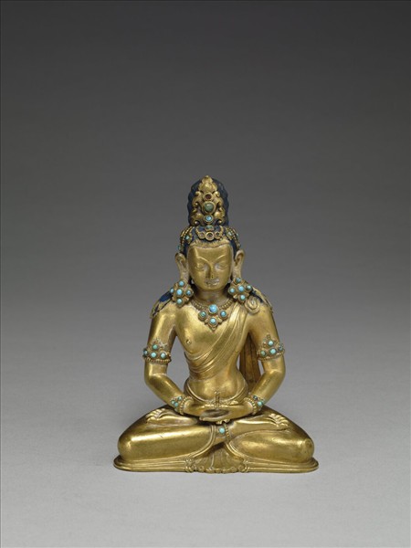 鍍金無量壽佛像