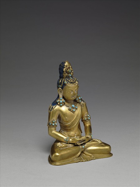 鍍金無量壽佛像