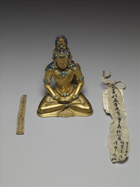 鍍金無量壽佛像