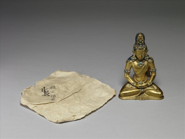 鍍金無量壽佛像