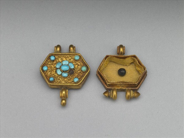 金嵌松石佛鍋（二件）