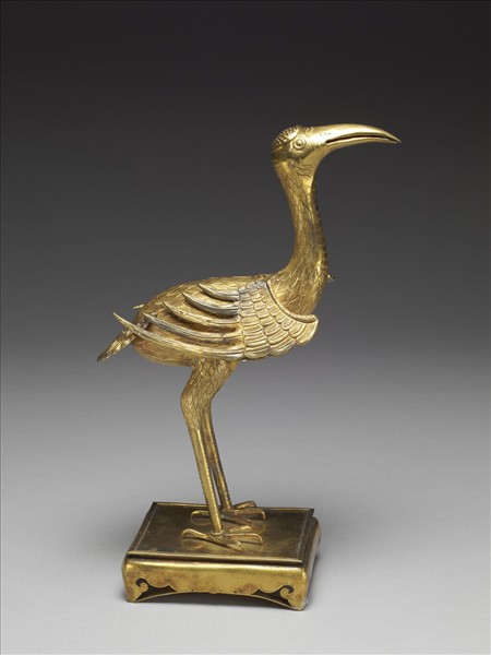 鎏金仙鶴