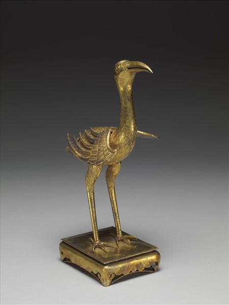 鎏金仙鶴