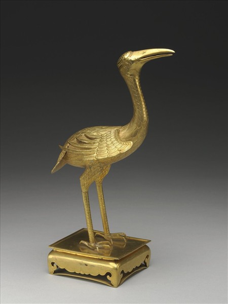 鎏金仙鶴
