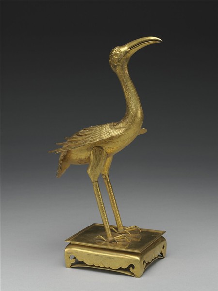 鎏金仙鶴