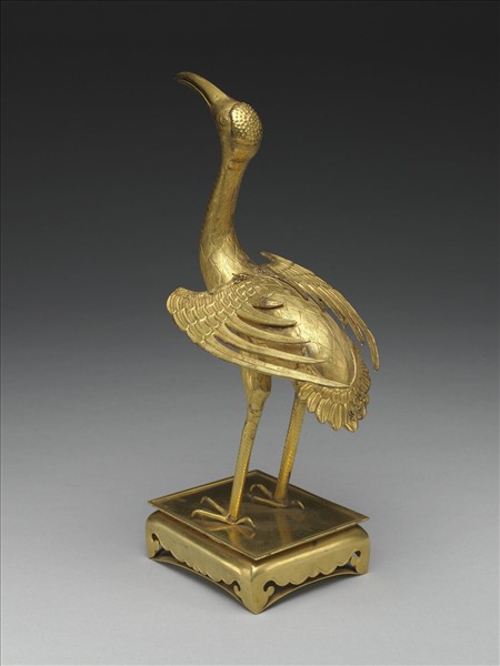 鎏金仙鶴