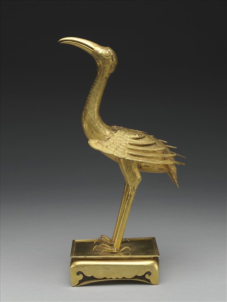 鎏金仙鶴