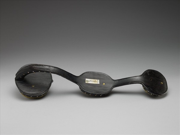 嵌螺鈿木柄玉如意