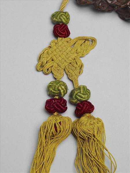 紅木雕花果如意