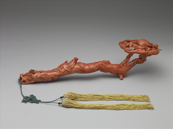 珊瑚雕福壽如意