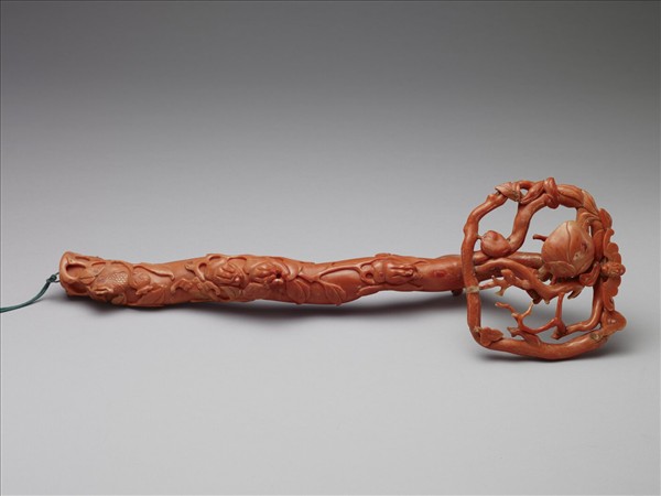 珊瑚雕福壽如意