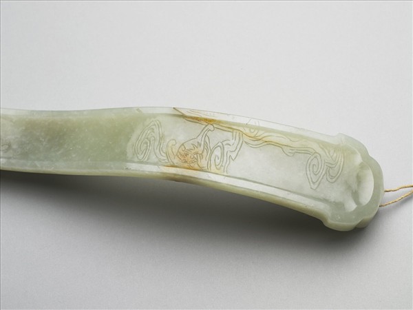 玉嵌寶石福壽如意