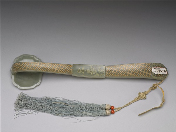 玉「萬壽無疆」如意