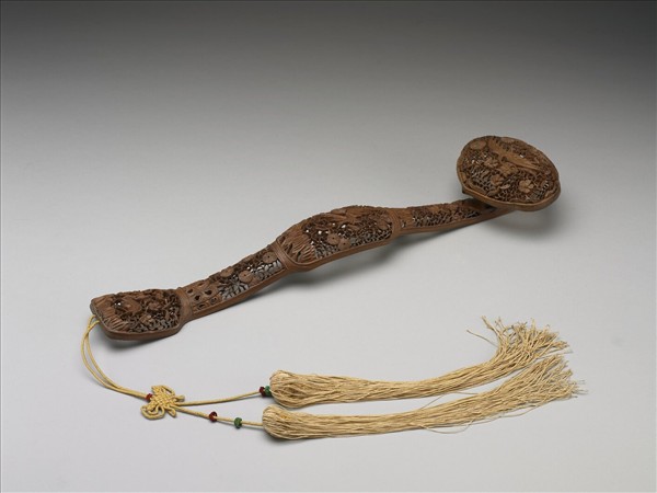 檀香木福祿壽如意