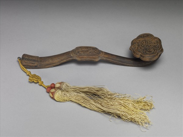 茄楠木囍字如意