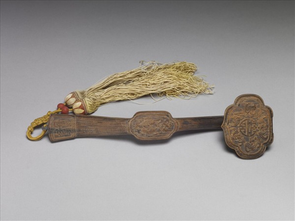 茄楠木囍字如意