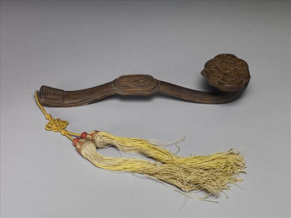 茄楠木囍字如意