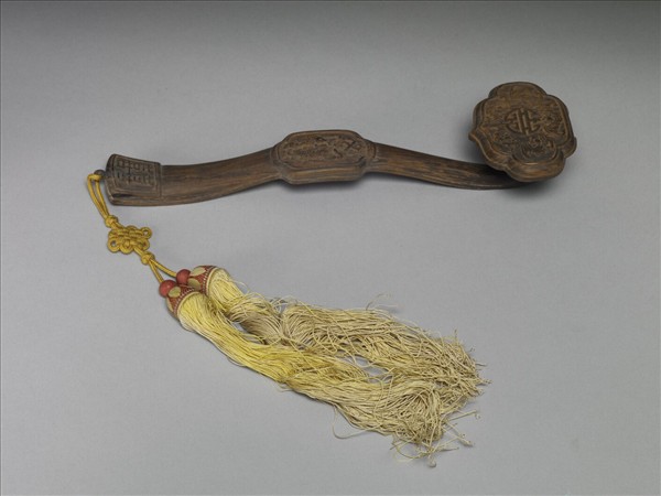 茄楠木囍字如意