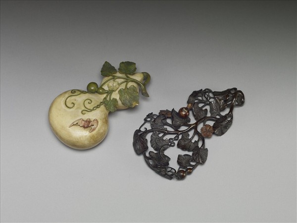 象牙雕蒲蘆式盒