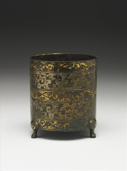 錯金雲紋樽