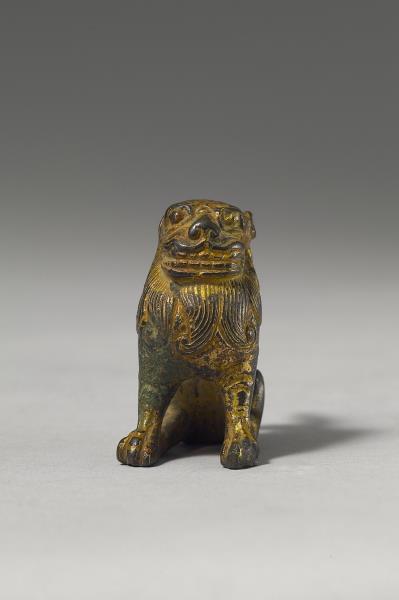 銅鎏金護法獅- 故宮