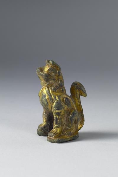 銅鎏金護法獅- 故宮