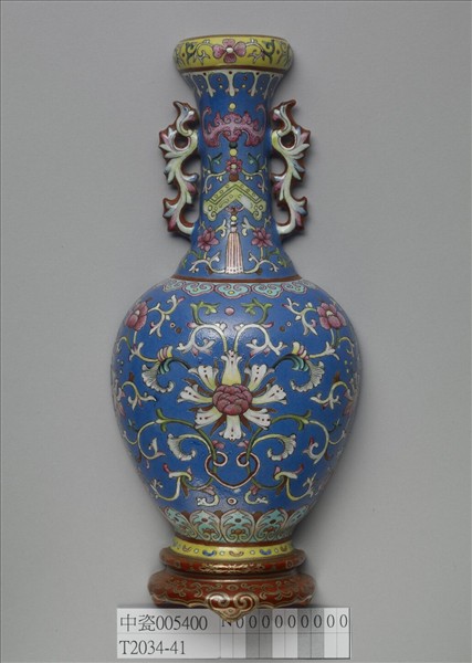 琺瑯彩轎瓶