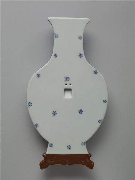 青花福壽紋轎瓶