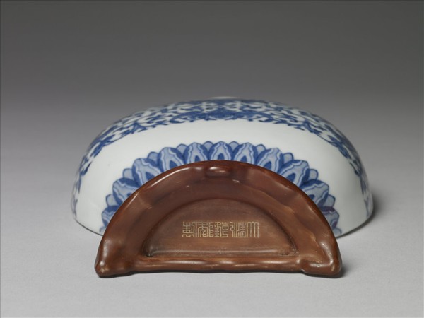 青花福壽紋轎瓶