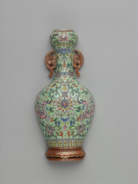 琺瑯彩轎瓶