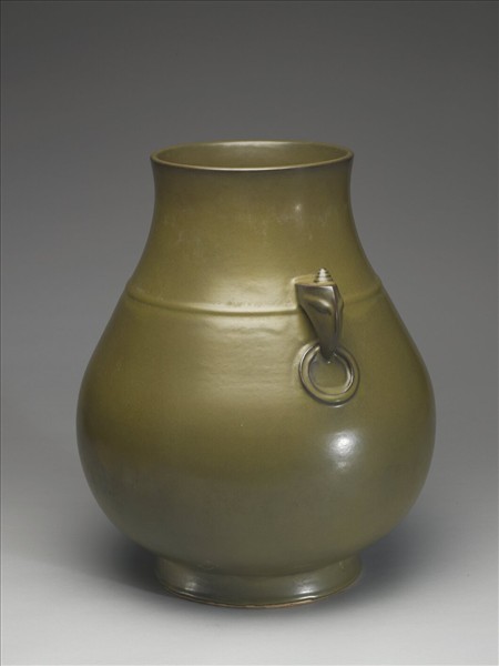 茶葉末釉雙耳尊