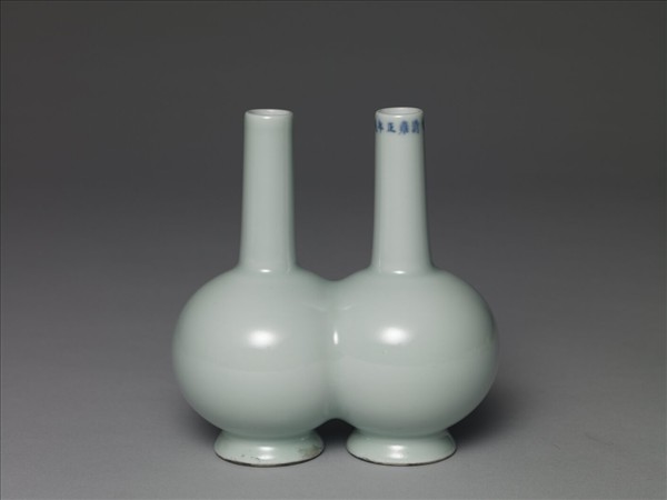 青瓷雙連瓶