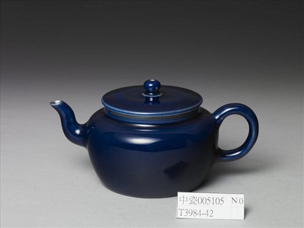 霽青釉茶壺