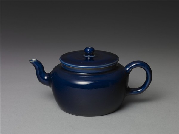 霽青釉茶壺