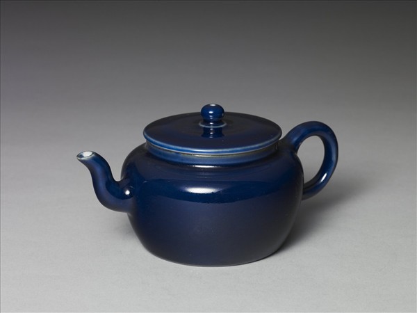 霽青釉茶壺