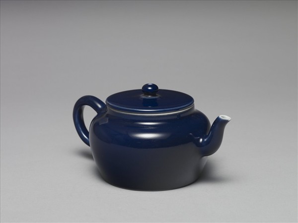 霽青釉茶壺