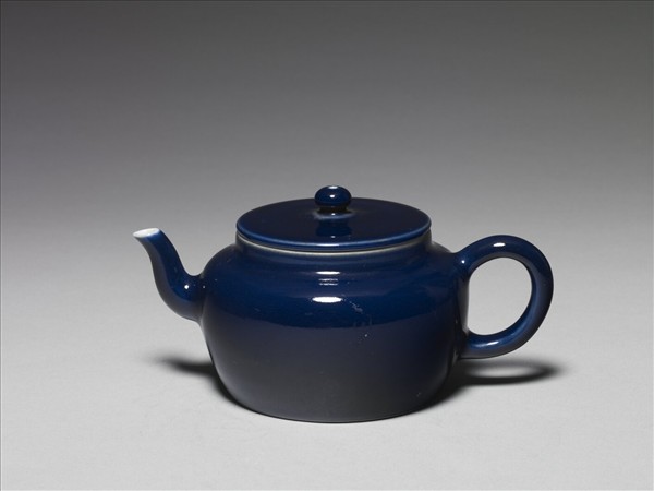 霽青釉茶壺