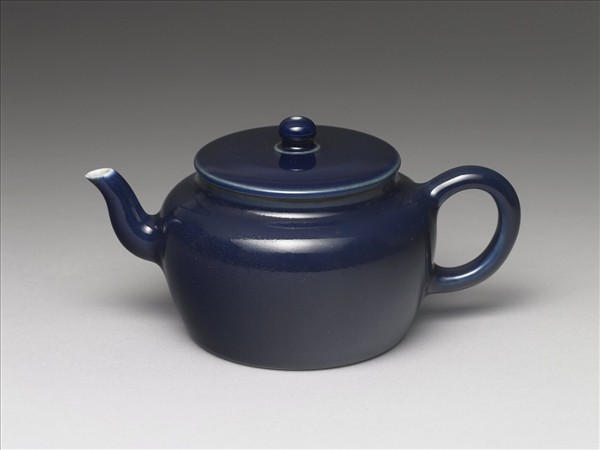 霽青釉茶壺
