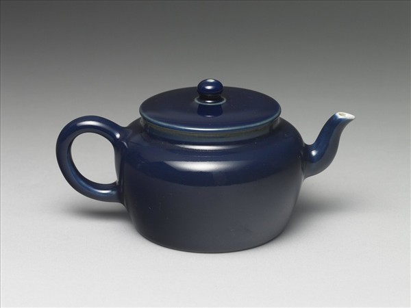 霽青釉茶壺