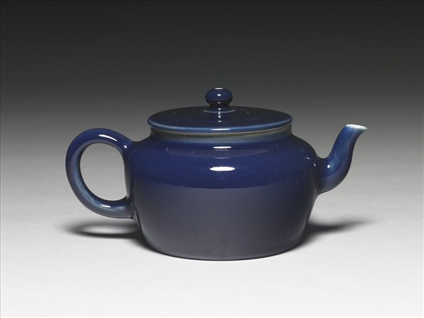 霽青釉茶壺