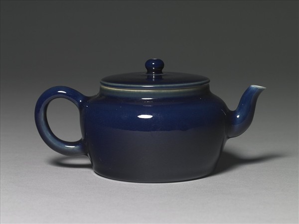 霽青釉茶壺