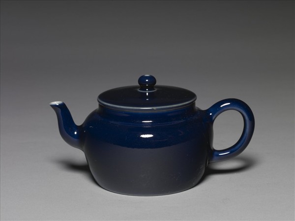 霽青釉茶壺
