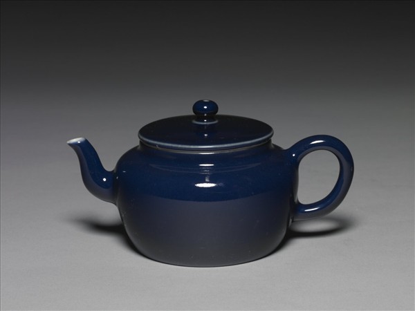 霽青釉茶壺