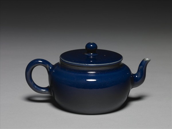 霽青釉茶壺