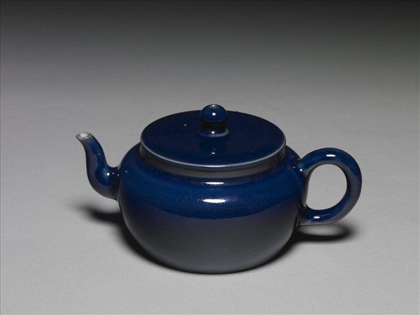 霽青釉茶壺