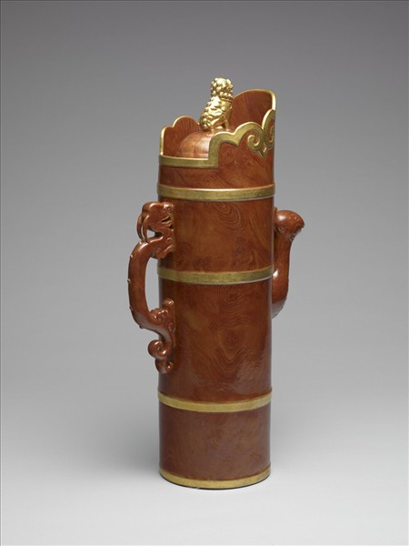 仿拉古里木釉多穆壺