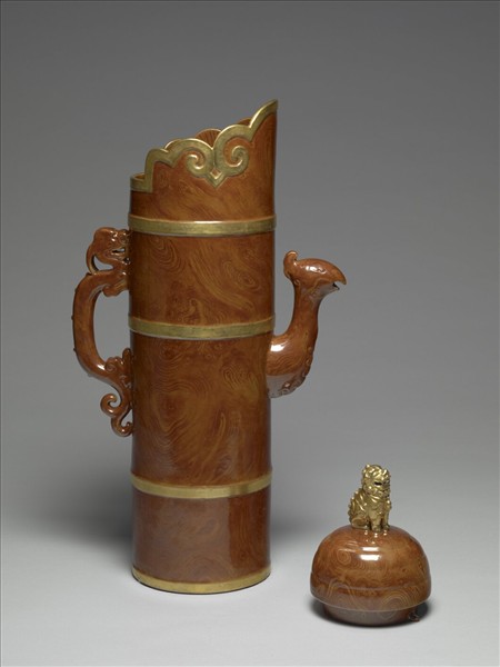 仿拉古里木釉多穆壺